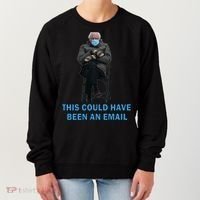 This Could Have Been An Email Bernie Sanders Mittens Sitting Women's Sweatshirt thumb 0