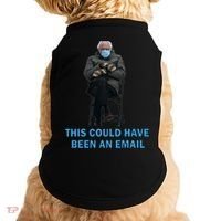 This Could Have Been An Email Bernie Sanders Mittens Sitting Doggie Tank thumb 0