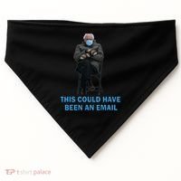 This Could Have Been An Email Bernie Sanders Mittens Sitting USA-Made Doggie Bandana thumb 0