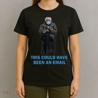 This Could Have Been An Email Bernie Sanders Mittens Sitting T-Shirt thumb 4