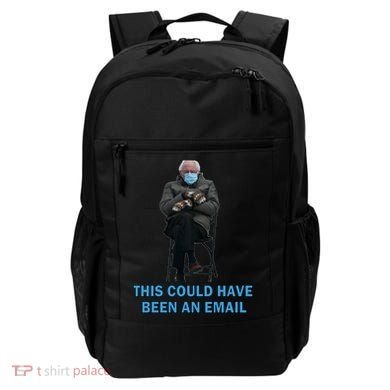 This Could Have Been An Email Bernie Sanders Mittens Sitting Backpack