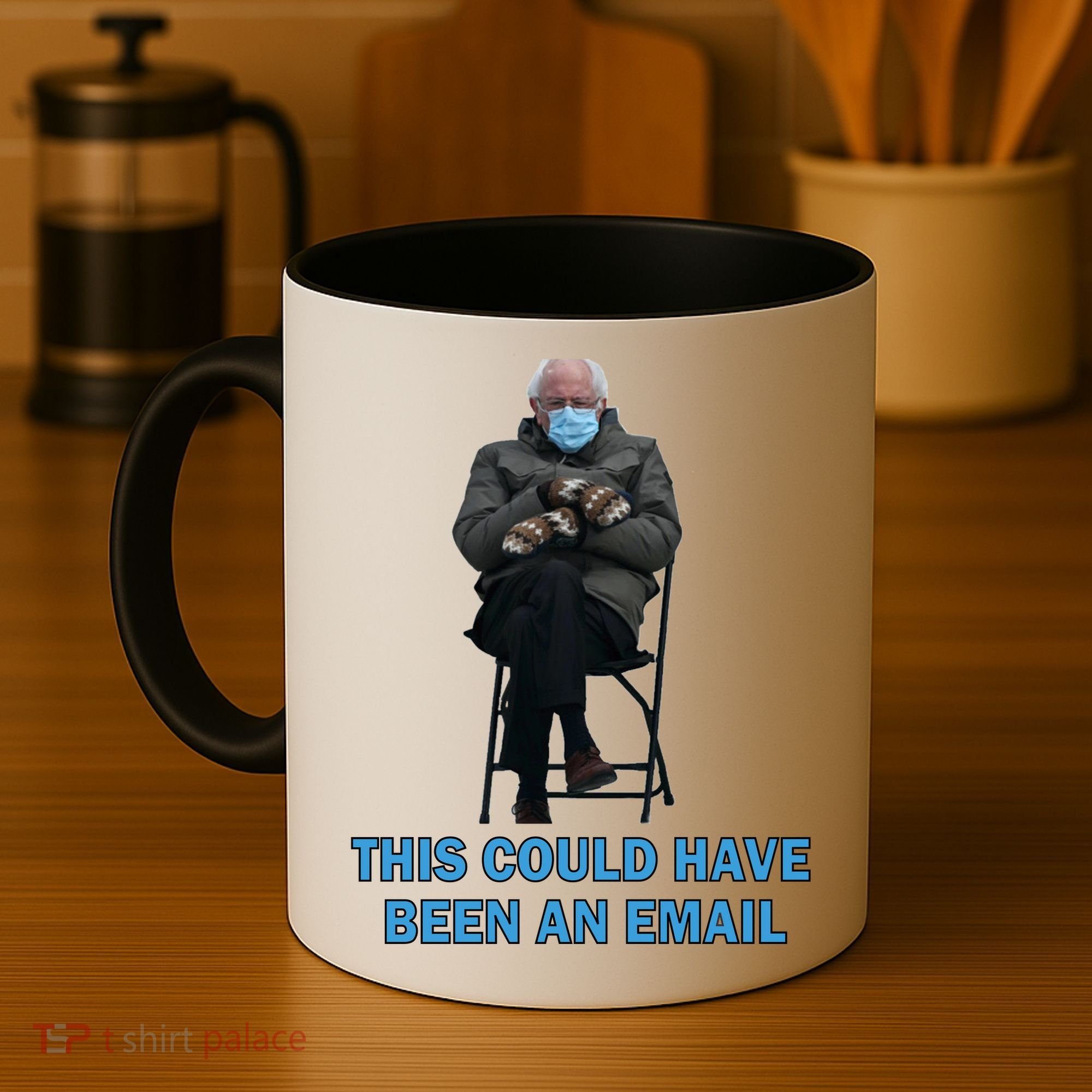 This Could Have Been An Email Bernie Sanders Mittens Sitting Coffee Mug