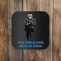 This Could Have Been An Email Bernie Sanders Mittens Sitting Coaster thumb 0