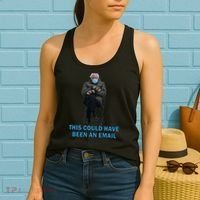 This Could Have Been An Email Bernie Sanders Mittens Sitting Women's Tank Top thumb 2