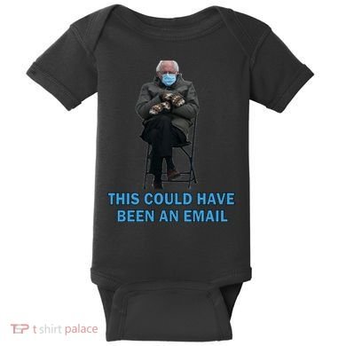 This Could Have Been An Email Bernie Sanders Mittens Sitting Baby Bodysuit