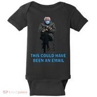 This Could Have Been An Email Bernie Sanders Mittens Sitting Baby Bodysuit thumb 0