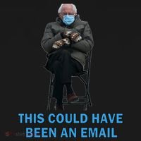 This Could Have Been An Email Bernie Sanders Mittens Sitting Toddler Hoodie thumb 2