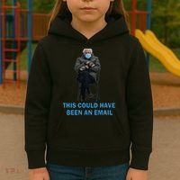 This Could Have Been An Email Bernie Sanders Mittens Sitting Kids Hoodie thumb 3