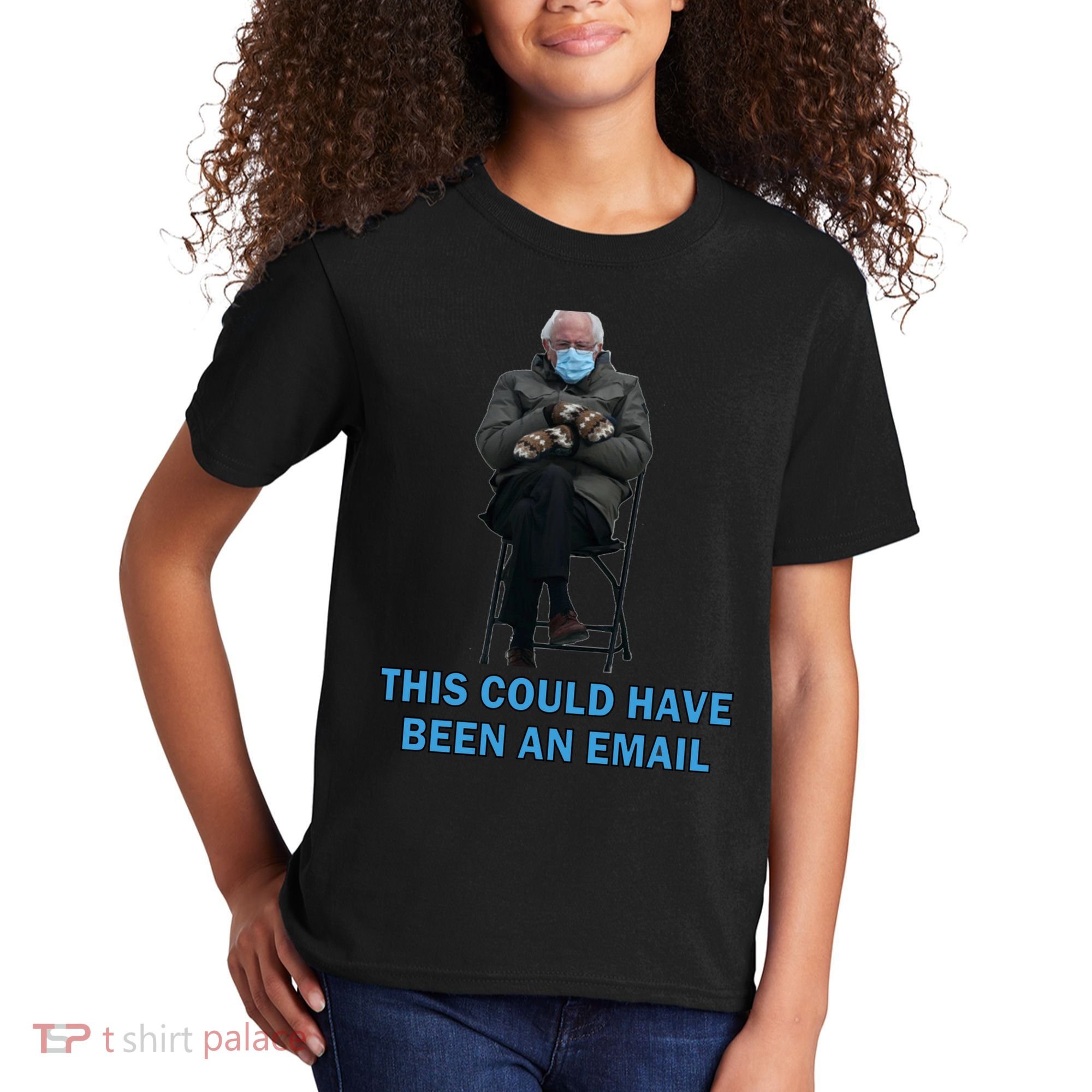 This Could Have Been An Email Bernie Sanders Mittens Sitting Kids T-Shirt
