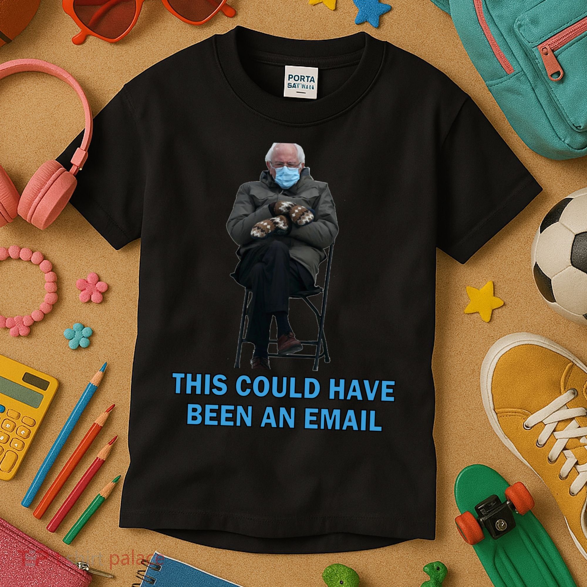 This Could Have Been An Email Bernie Sanders Mittens Sitting Kids T-Shirt