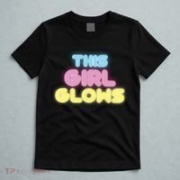 This Girl Glows Retro Neon Party T-Shirt thumb 5