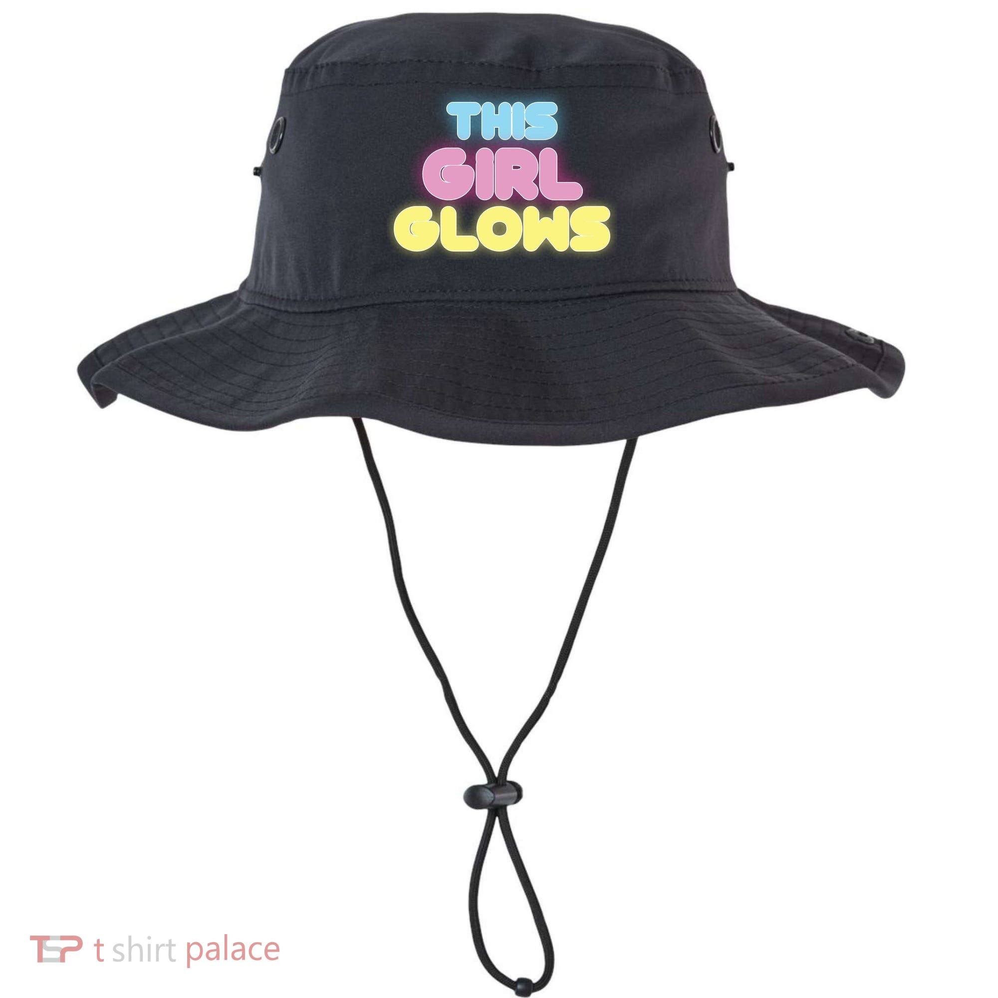 This Girl Glows Retro Neon Party Bucket Hat