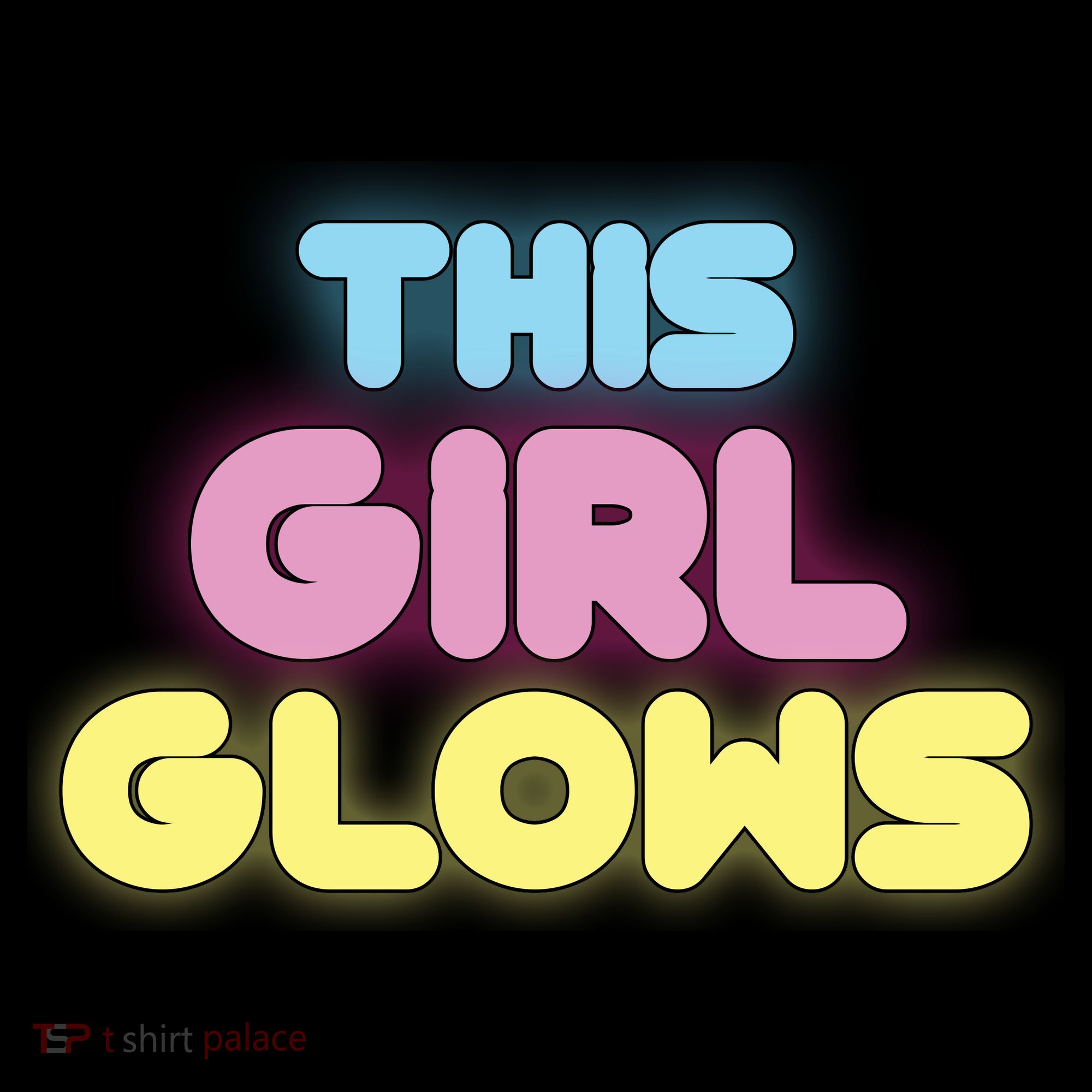 This Girl Glows Retro Neon Party Coffee Mug