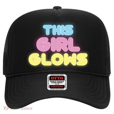 This Girl Glows Retro Neon Party Hat