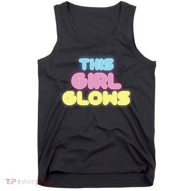 This Girl Glows Retro Neon Party Tank Top