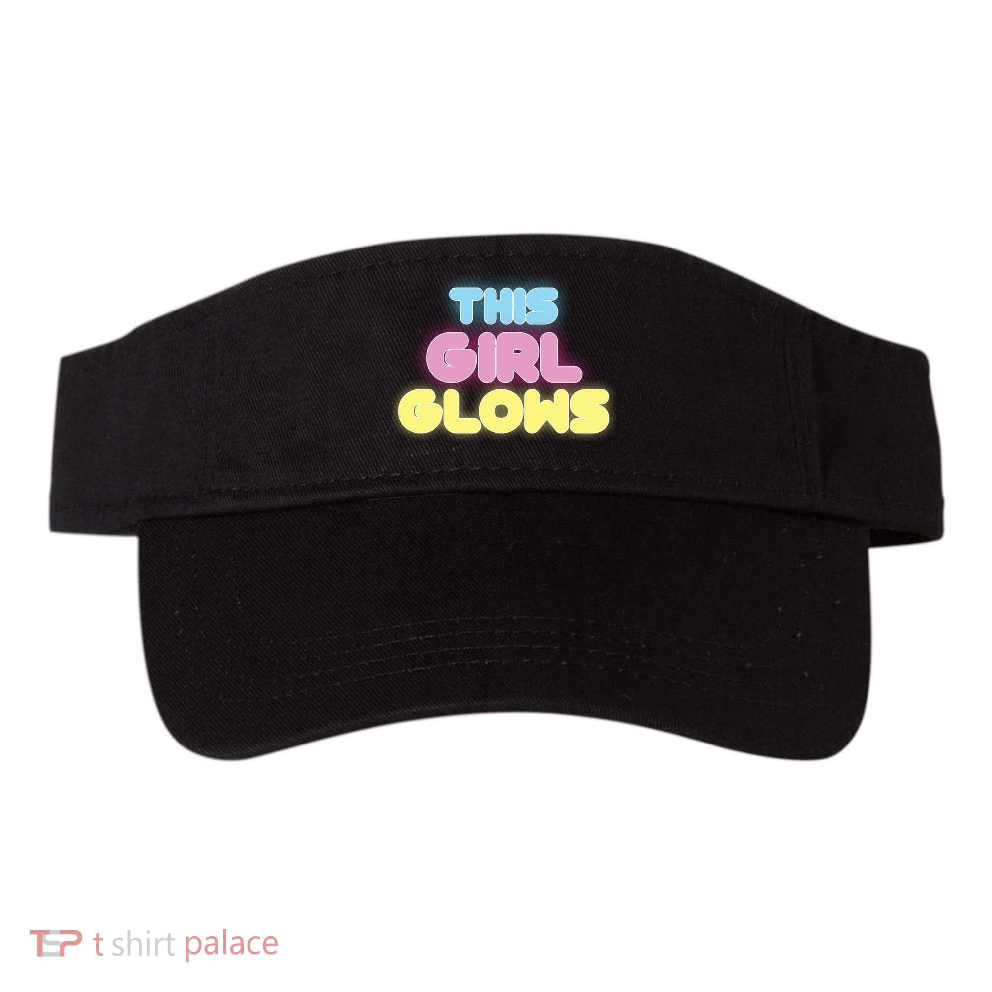 This Girl Glows Retro Neon Party Visor