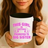 This Girl Is Getting Promoted to Big Sister Coffee Mug thumb 3