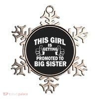This Girl Is Getting Promoted to Big Sister Ornament thumb 0