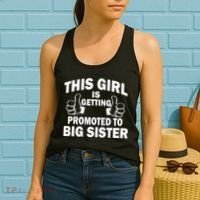 This Girl Is Getting Promoted to Big Sister Women's Tank Top thumb 2