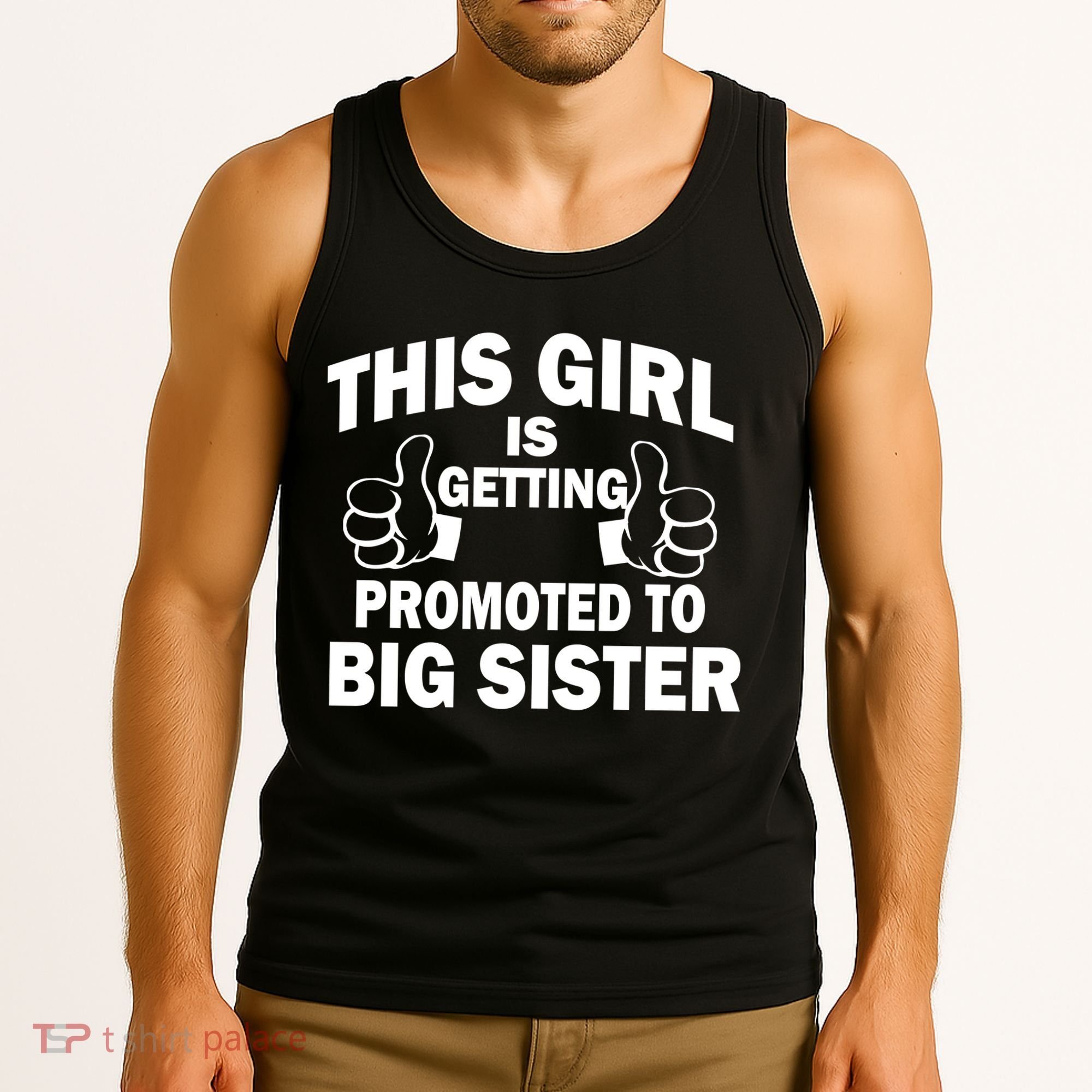 This Girl Is Getting Promoted to Big Sister Tank Top