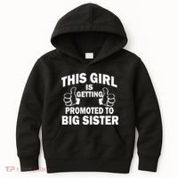 This Girl Is Getting Promoted to Big Sister Kids Hoodie thumb 0