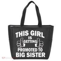 This Girl Is Getting Promoted to Big Sister Tote Bag thumb 0