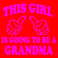 This Girl Is Going To Be A Grandma Santa Hat thumb 1