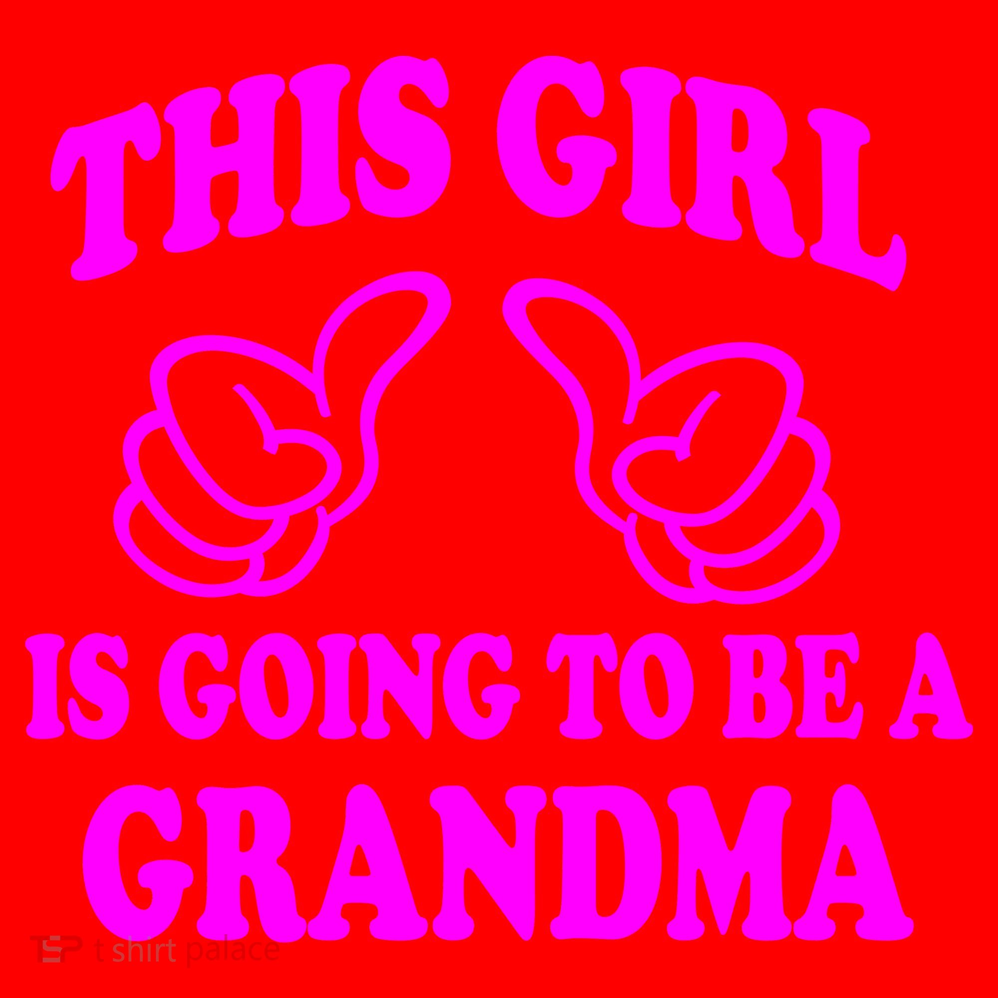 This Girl Is Going To Be A Grandma Santa Hat
