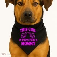 This Girl Is Going To Be A Mommy USA-Made Doggie Bandana thumb 1