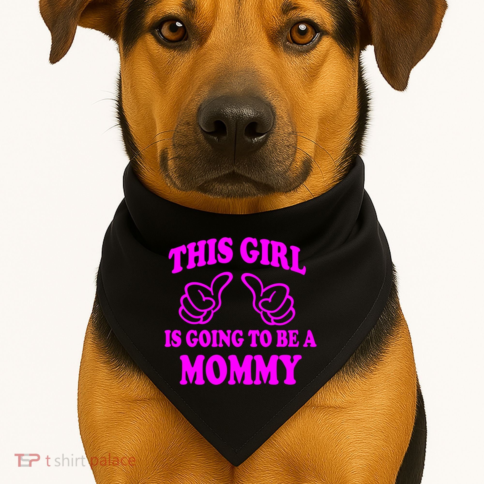 This Girl Is Going To Be A Mommy USA-Made Doggie Bandana