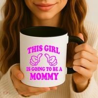 This Girl Is Going To Be A Mommy Coffee Mug thumb 3