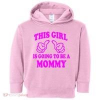 This Girl Is Going To Be A Mommy Toddler Hoodie thumb 0