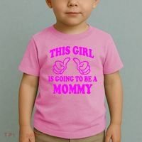 This Girl Is Going To Be A Mommy Toddler T-Shirt thumb 2