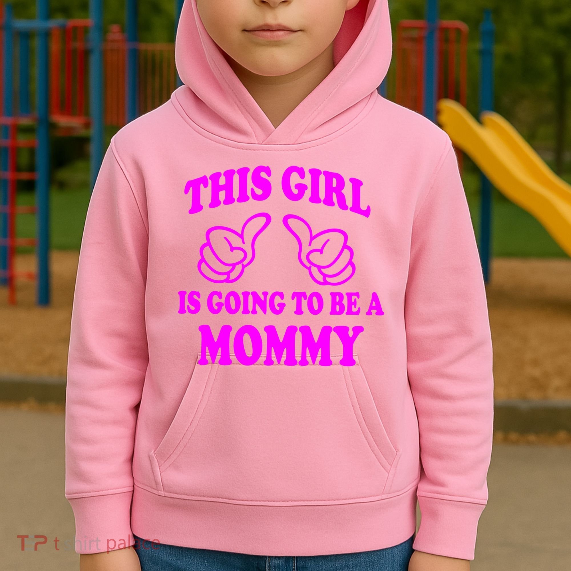 This Girl Is Going To Be A Mommy Kids Hoodie