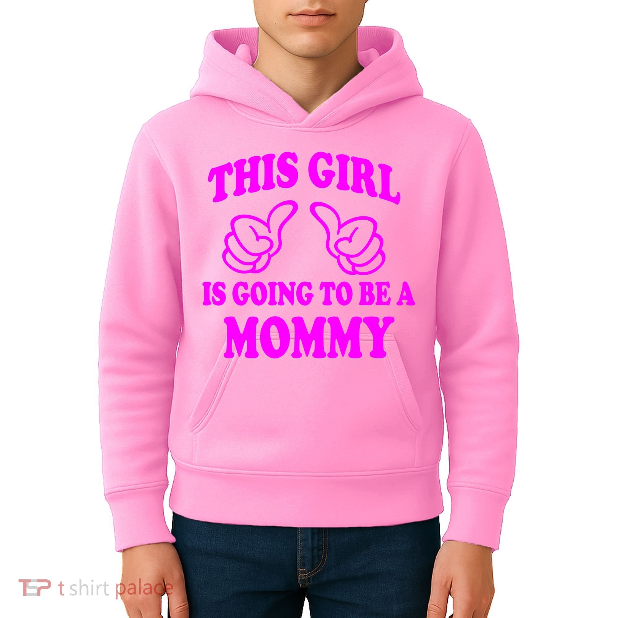 This Girl Is Going To Be A Mommy Kids Hoodie