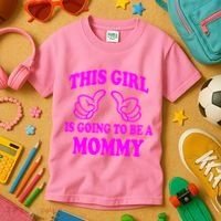 This Girl Is Going To Be A Mommy Kids T-Shirt thumb 3