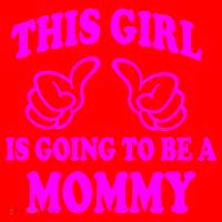This Girl Is Going To Be A Mommy Santa Hat thumb 1