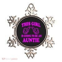 This Girl Is Going To Be An Auntie Ornament thumb 0
