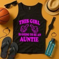 This Girl Is Going To Be An Auntie Tank Top thumb 4
