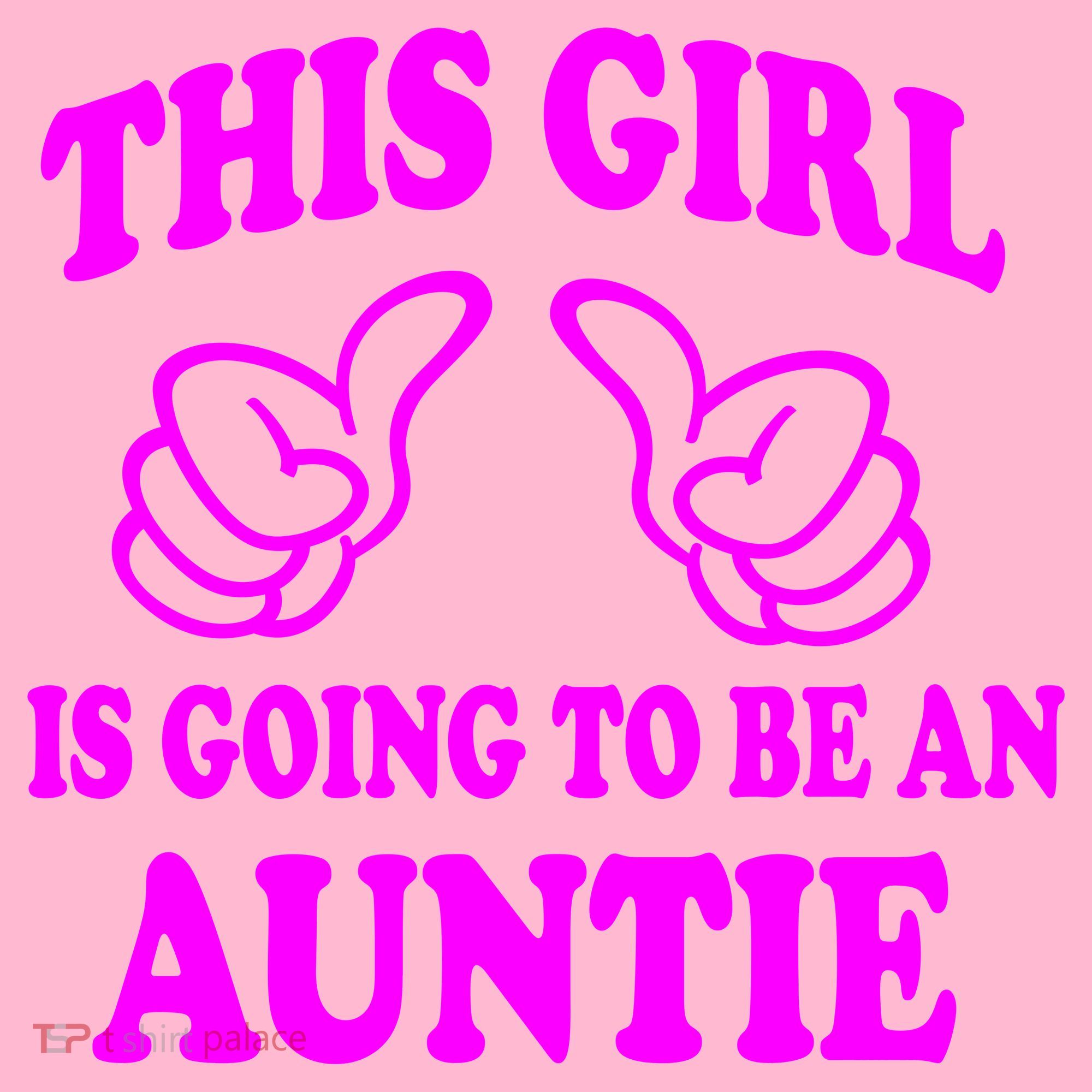 This Girl Is Going To Be An Auntie Doggie Tank