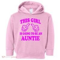 This Girl Is Going To Be An Auntie Toddler Hoodie thumb 0