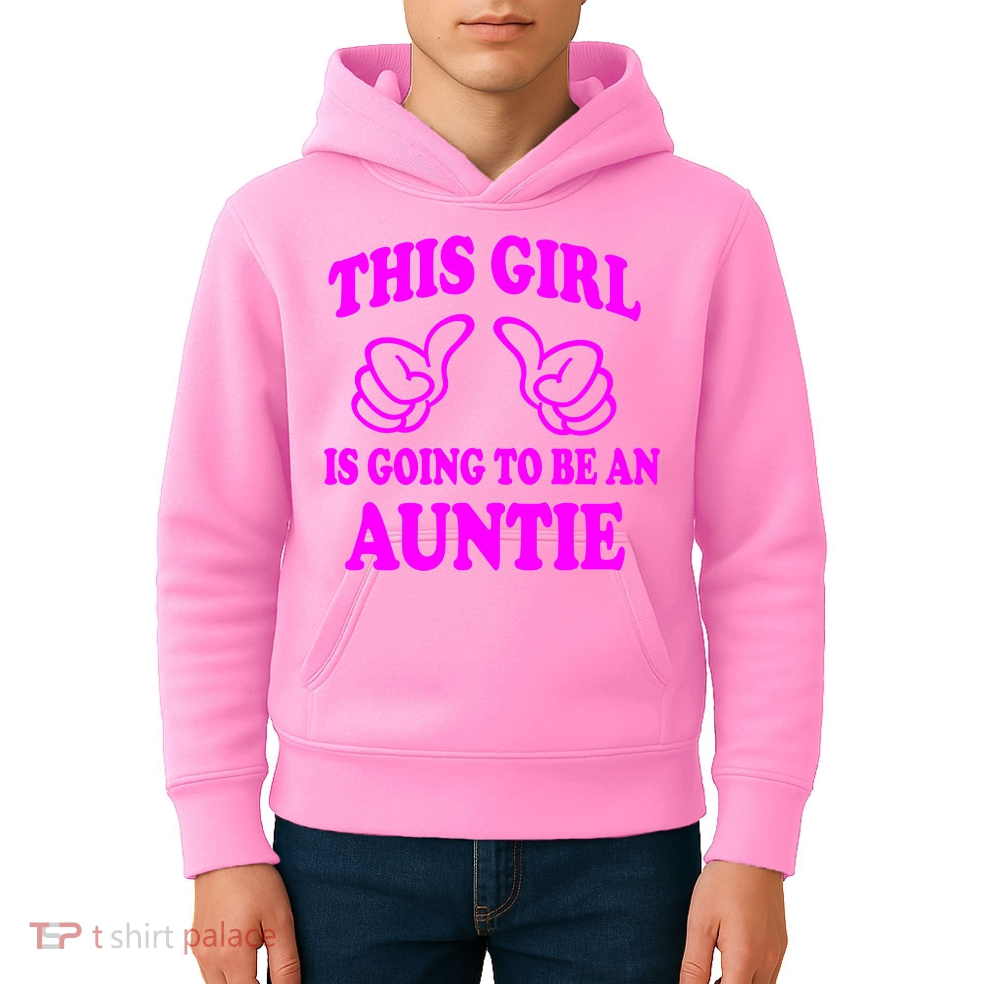 This Girl Is Going To Be An Auntie Kids Hoodie
