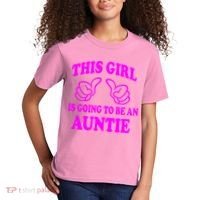 This Girl Is Going To Be An Auntie Kids T-Shirt thumb 2