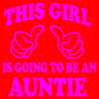 This Girl Is Going To Be An Auntie Santa Hat thumb 1