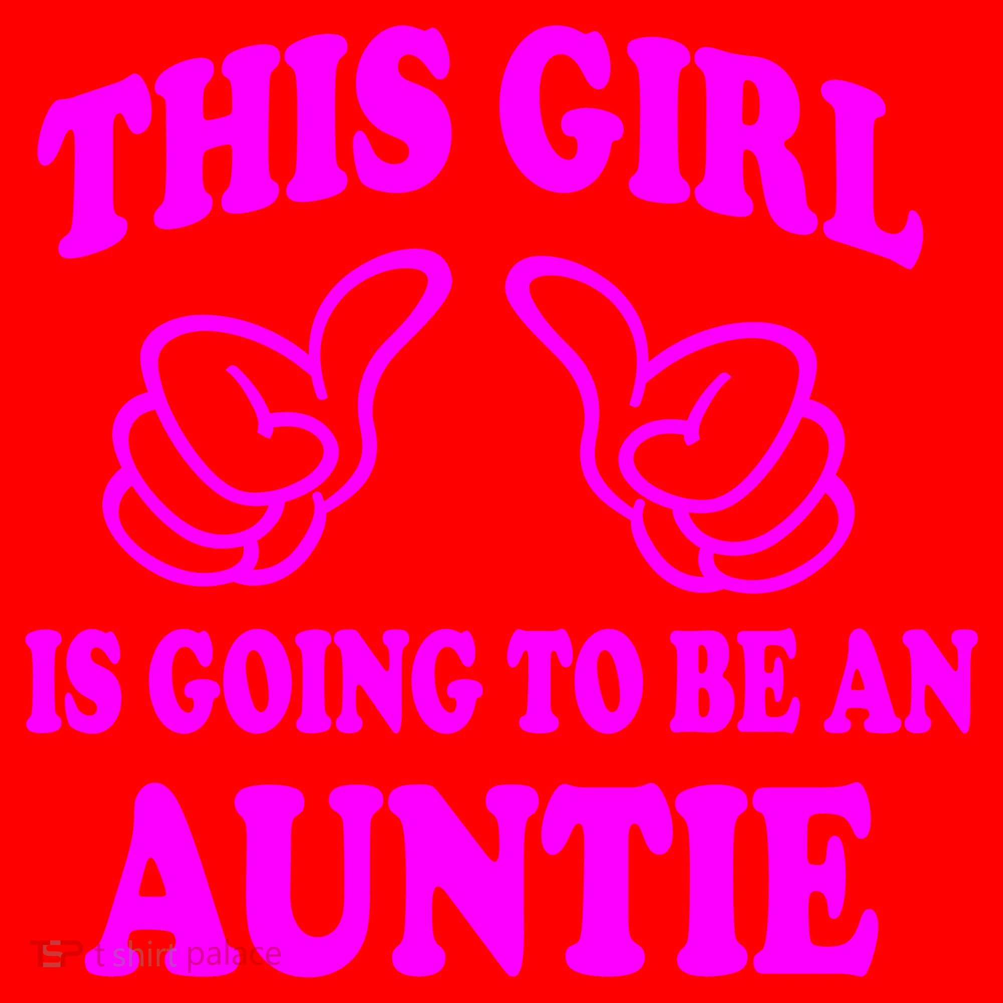 This Girl Is Going To Be An Auntie Santa Hat