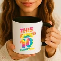 This Girl Is Now 10 Double Digits Coffee Mug thumb 3