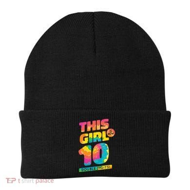 This Girl Is Now 10 Double Digits Beanie