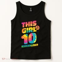 This Girl Is Now 10 Double Digits Tank Top thumb 2