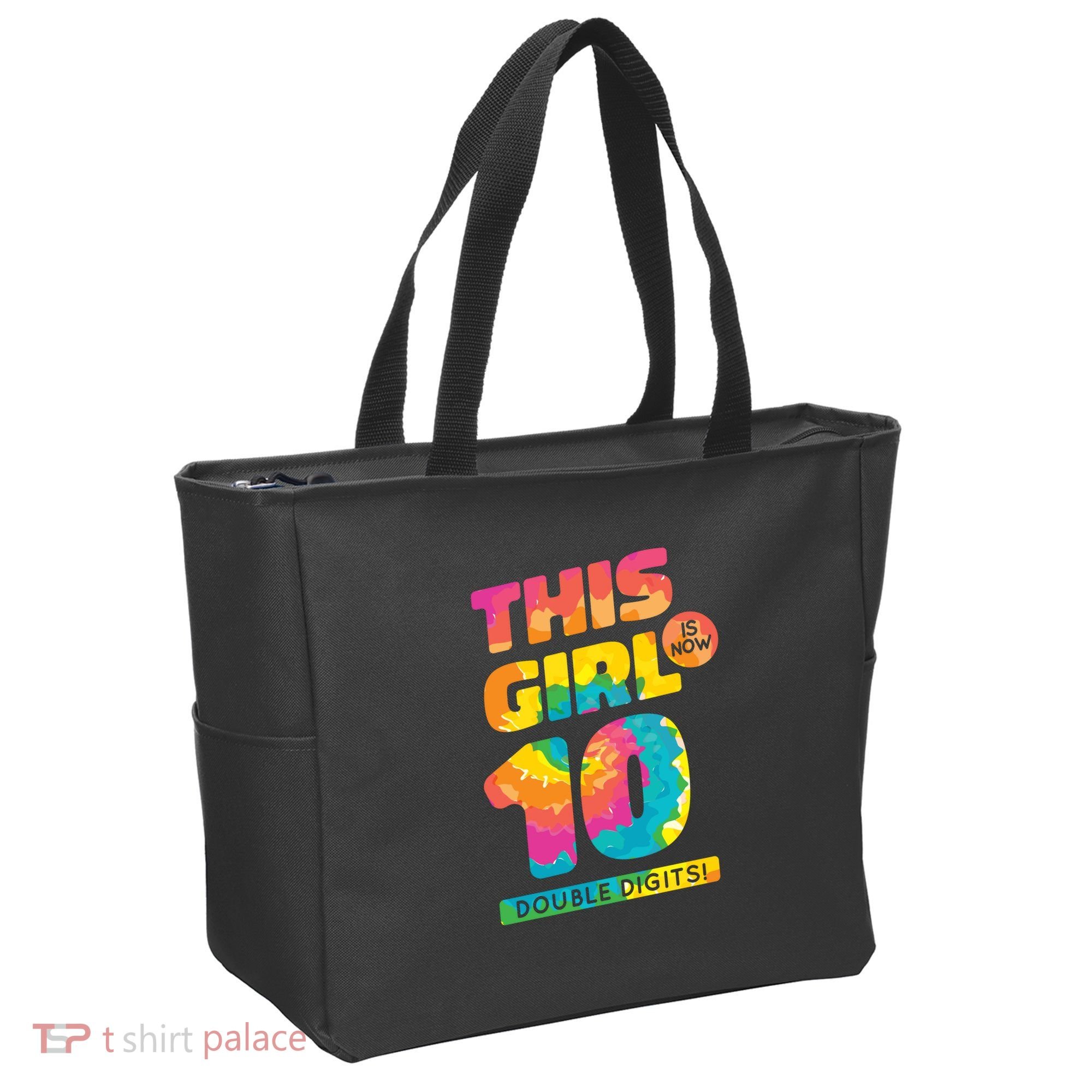 This Girl Is Now 10 Double Digits Tote Bag