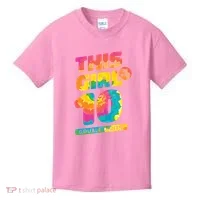 This Girl Is Now 10 Double Digits Kids T-Shirt thumb 0